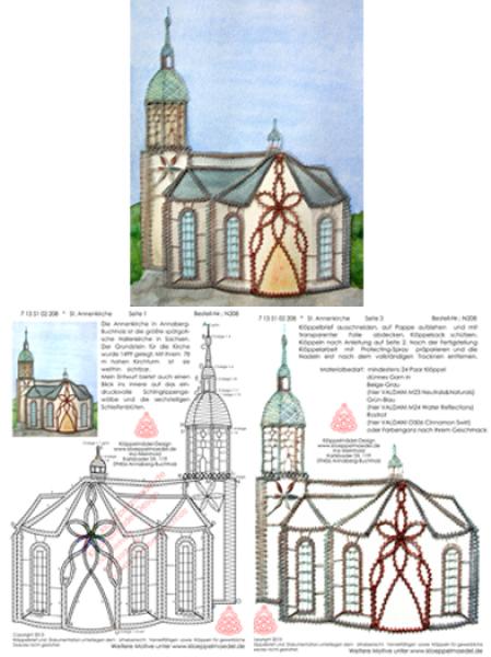 208 Klöppelbrief „St. Annenkirche“ Annaberg-Buchholz